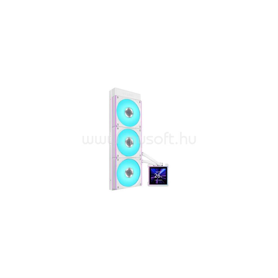 LIAN LI HydroShift II LCD-S 360 CL vízhűtés, fehér