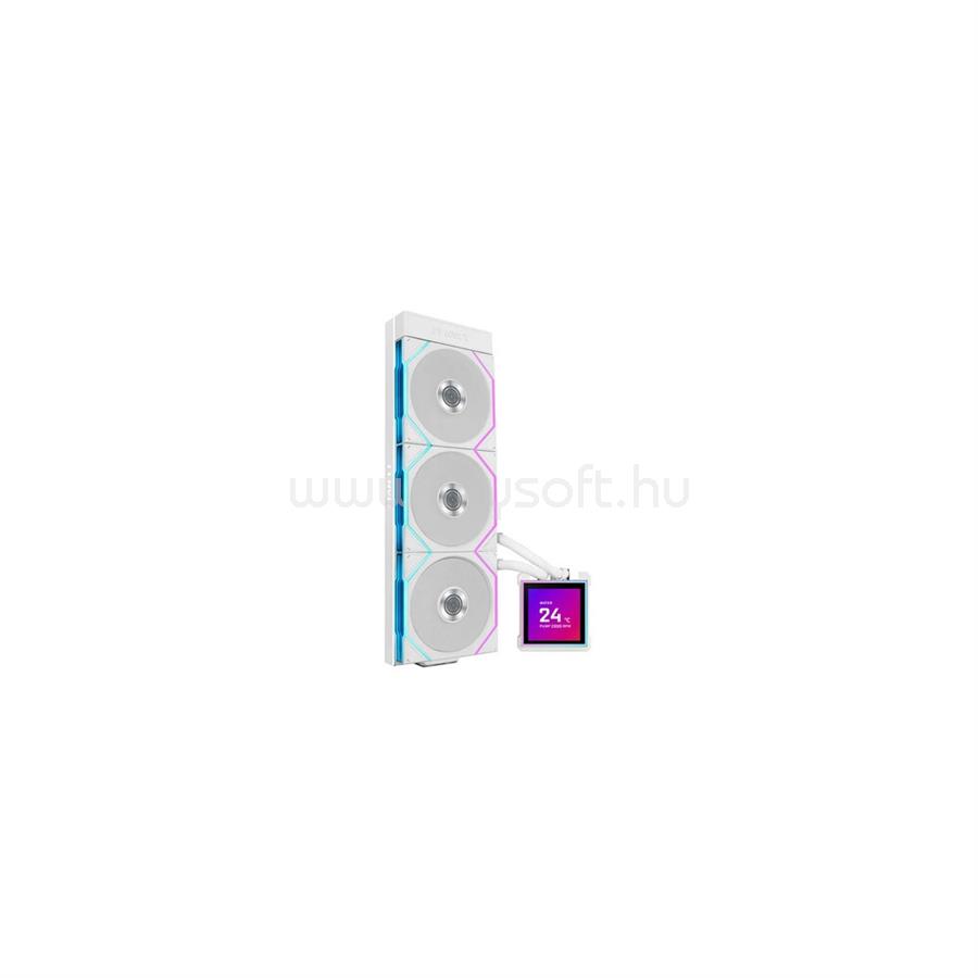 LIAN LI HydroShift II LCD-S 360 TL vízhűtés, fehér