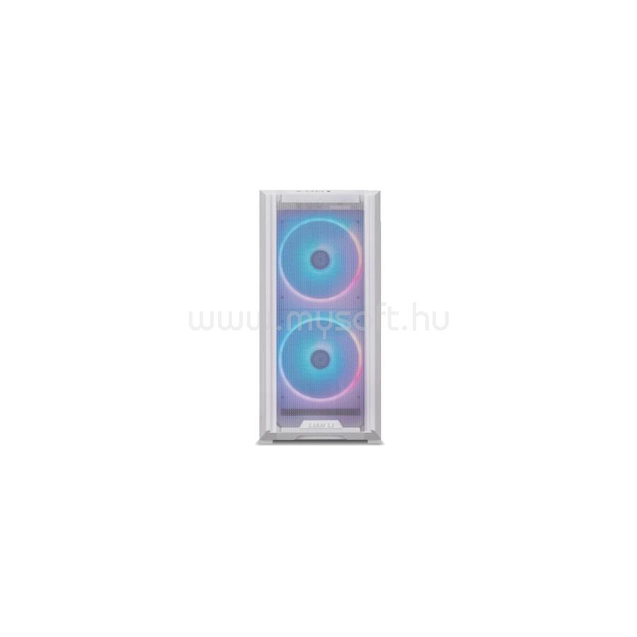 LIAN LI Lancool 216 RGB számítógépház - E-ATX, edzett üveg, 2db 160mm-es ARGB ventilátor, fehér
