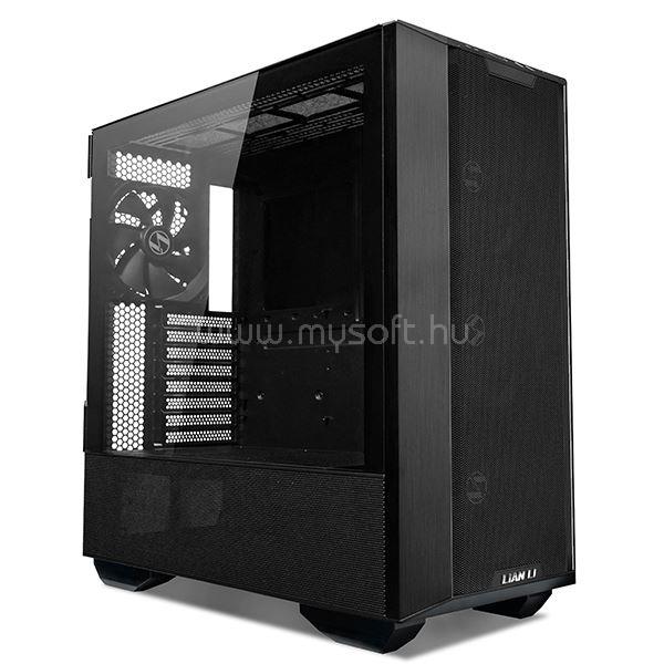 LIAN LI LANCOOL III Black táp nélküli ablakos ház fekete