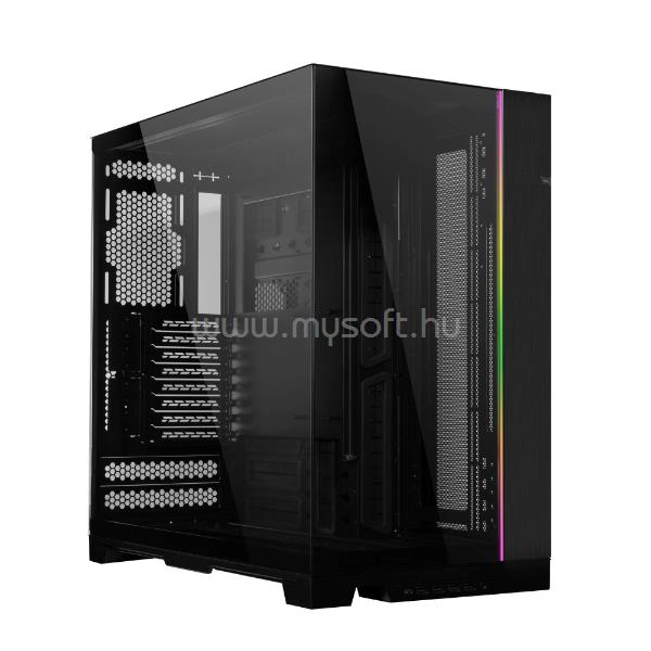 LIAN LI O11 Dynamic EVO XL fekete (táp nélküli) ablakos E-ATX ház