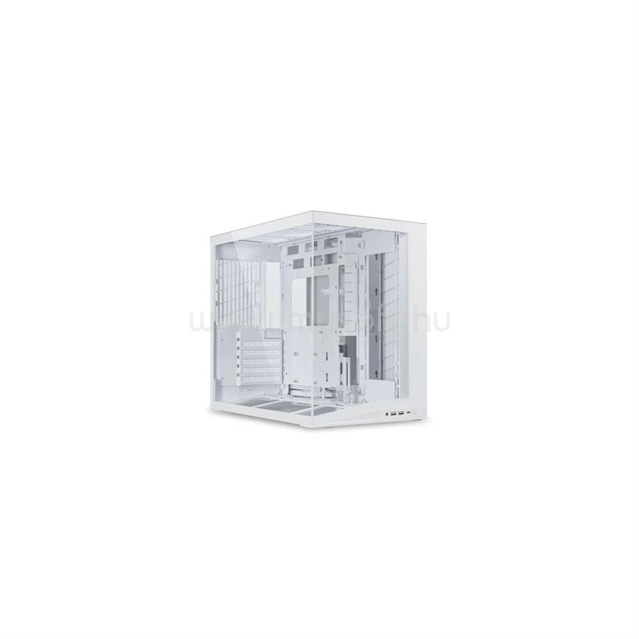 LIAN LI O11 Dynamic Mini V2 számítógépház - ATX, edzett üveg elöl/oldalt, fehér