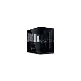 LIAN LI O11 Dynamic Mini V2 számítógépház - ATX, edzett üveg elöl/oldalt, fekete O11DMIV2X small
