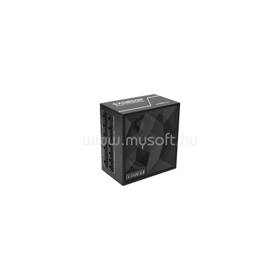 LIAN LI SX Platinum tápegység - moduláris, ATX 3.1, PCIe 5.1, 12V-2x6 , 850W, fekete