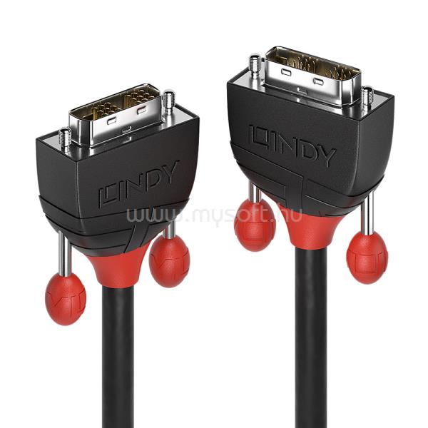 LINDY 1m DVI-D Single Link Cable, Black Line