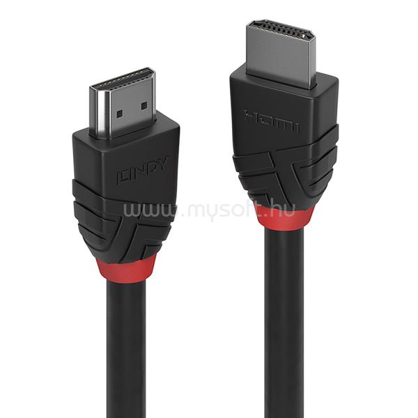 LINDY 2m High Speed HDMI Cable, Black Line