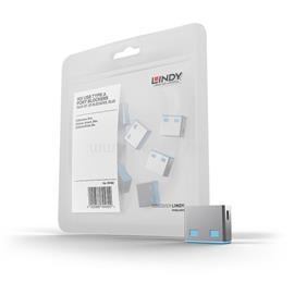 LINDY 10 USB Port Locks BLUE no Key LINDY_40462 small