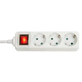 LINDY Mains 3 way gang socket, with switch LINDY_73101 small