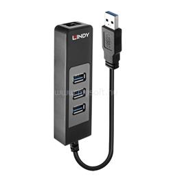 LINDY USB 3.1 Hub & Gigabit Ethernet Adapter LINDY_43176 small