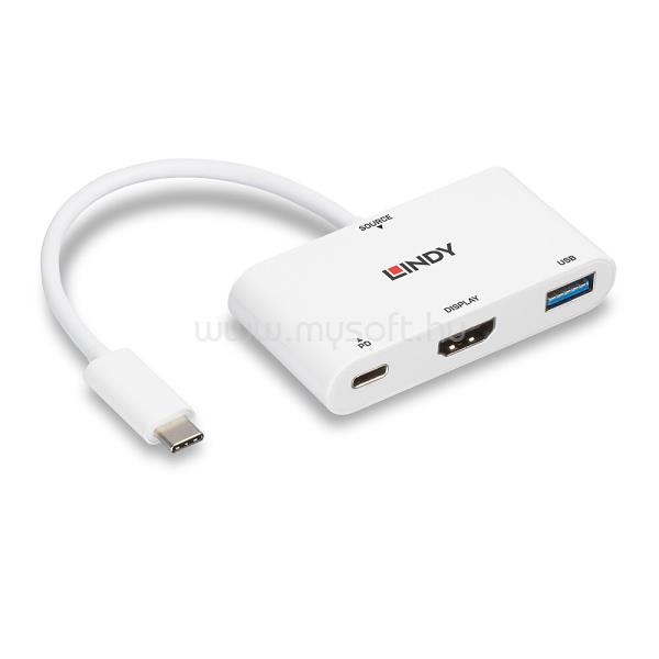 LINDY USB 3.2 Type C to HDMI Converter with PD