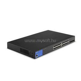 LINKSYS LGS328MPC 24x GbE PoE+ LAN 4x SFP+ port L3 menedzselhető PoE+ switch LGS328MPC-EU small