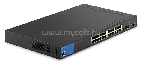 LINKSYS LGS328PC Switch 24x1000Mbps 4x 1G SFP+ 250W (24-Port Business managed POE+ Gigabit Switch + 2 SFP port)