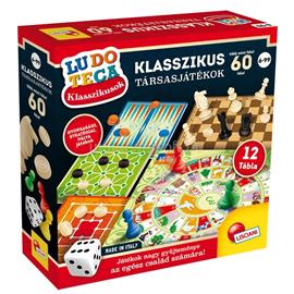 LISCIANI Ludoteca klasszikus játékok több, mint 60 féle - társasjáték gyűjtemény LIS57023 small