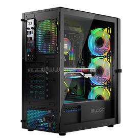 LOGIC Aramis ARGB Midi Tempered Glass Black AT-ARAMIS-10-0000000-0002 small