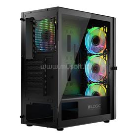 LOGIC Aramis ARGB Midi Tempered Glass Black AT-ARAMIS-10-0000000-0002 small