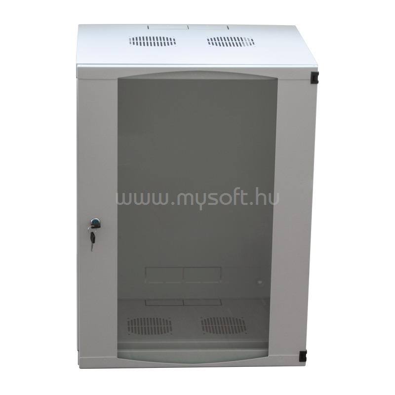 LOGILINK 19" fali szekrény 15U 540 x 450 mm, szétszerelt (szürke)