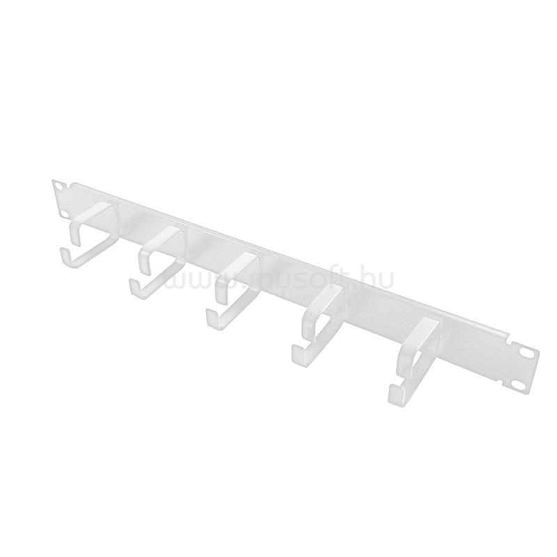 LOGILINK 19" kábelrendező 1U, acél konzolokkal, szürke