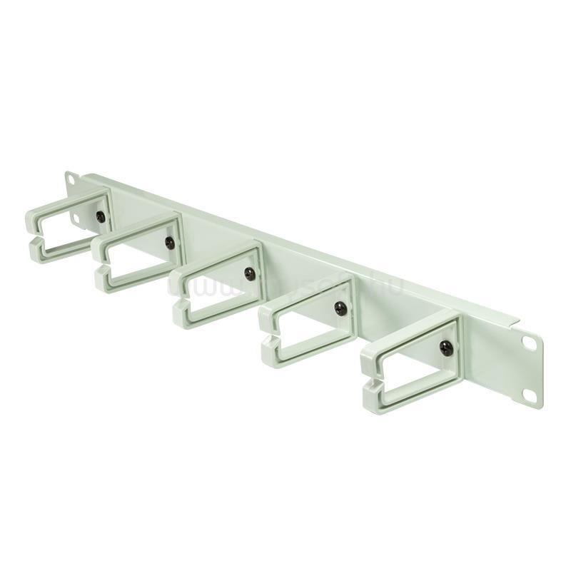 LOGILINK 19" kábelrendező 1U, műanyag konzolokkal (szürke)