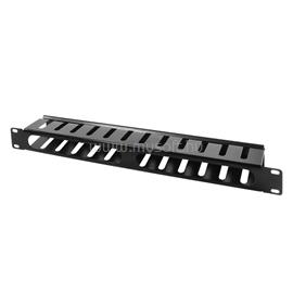 LOGILINK 19"-os kábelcsatorna/rendező, fedett, 1U (fekete) LOGILINK_ORCC01B small