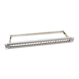 LOGILINK 19" Patch panel 24 Keystone jack csatlakozóhoz, 1U, szürke LOGILINK_NK4041 small