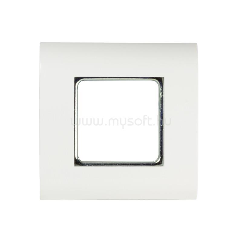 LOGILINK 80 x 80 mm-es francia falilap 45 x 45 mm-es ablakkal, fehér