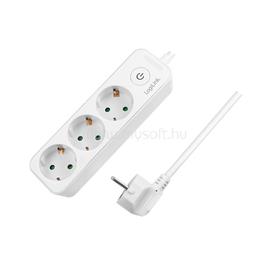 LOGILINK Aljzat 3-as + kapcsoló, 3x CEE 7/3, 1,5 m, fehér LOGILINK_LPS244 small