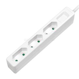LOGILINK Aljzat 3-as, 3x CEE 7/16, vékony, 1,5 m, fehér LOGILINK_LPS229 small