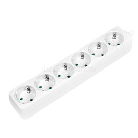 LOGILINK Aljzat 6-os, 6x CEE 7/3, 1,5 m (fehér) LOGILINK_LPS238 small