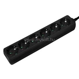 LOGILINK Aljzat 6-os, 6x CEE 7/3, 1,5 m (fekete) LOGILINK_LPS238B small
