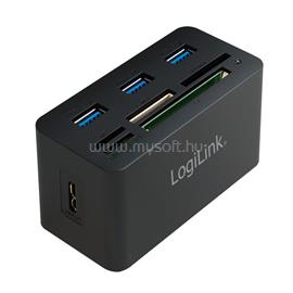 LOGILINK Aluminum All-in-one USB 3.0-ás kártyaolvasó (fekete) LOGILINK_CR0042 small