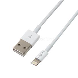 LOGILINK Apple  Lightning - USB csatlakozó kábel, 1.00 m, fehér LOGILINK_UA0199 small