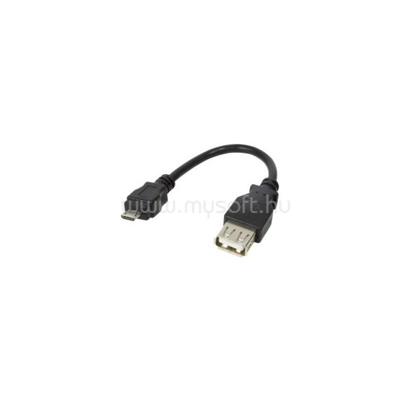 LOGILINK AU0030 USB 2.0 micro B apa USB 2.0-A anya adapter