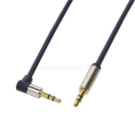 LOGILINK audió kábel 3.5 mm Sztereó M/M 90' elfordított, 0,5 m, kék LOGILINK_CA11050 small