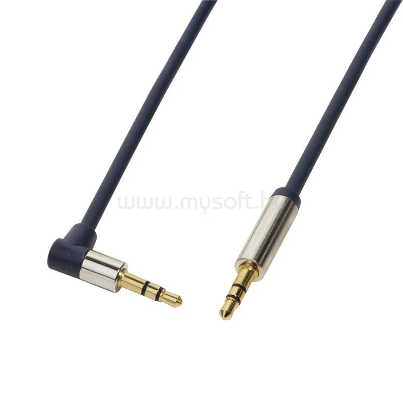 LOGILINK audió kábel 3.5 mm Sztereó M/M 90