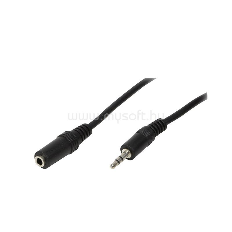 LOGILINK Audiokábel, 3,5 mm-es 3-Pin/M (90 )   3,5 mm-es 3-Pin/M, 3 m
