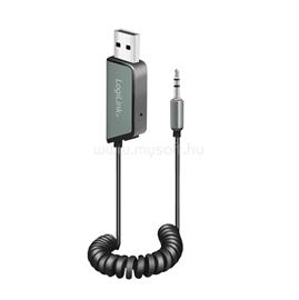 LOGILINK Bluetooth 5.3 audio vevő járművekhez, 1x USB-A, 1x 3,5 mm Aux (fekete) LOGILINK_BT0065 small