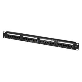 LOGILINK Cat.6 patch panel 24-portos, árnyékolatlan, 19`` rackbe (fekete) LOGILINK_NP0004 small