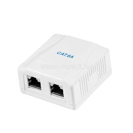 LOGILINK Cat.6A Felületre szerelt doboz 2 x RJ45, árnyékolt LOGILINK_NP0097 small
