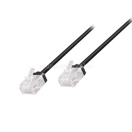 LOGILINK Cat.6A Slim High-Flex patch kábel fekete 0,50 m LOGILINK_CQ3023U small