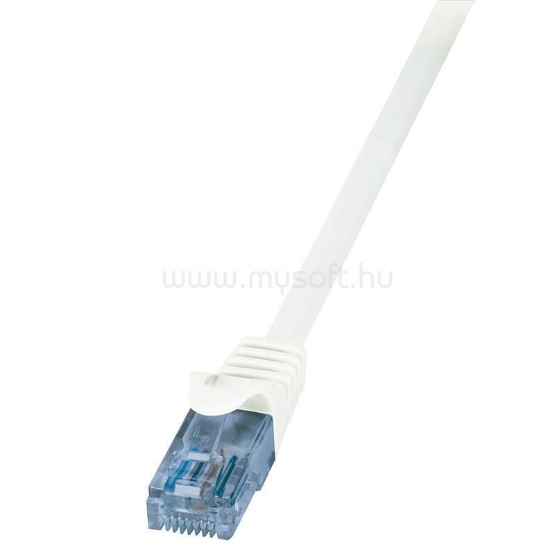LOGILINK CAT6A U/UTP patch kábel 3 m (fehér)