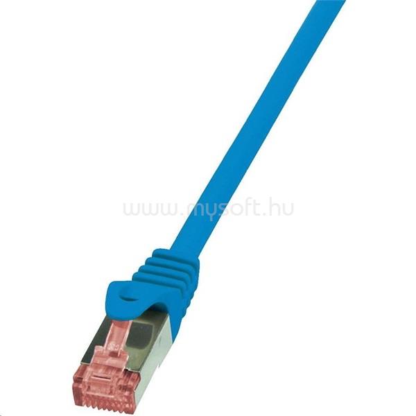 LOGILINK CQ2036S 1m Cat6 S/FTP dupla árnyékolású kék patch kábel