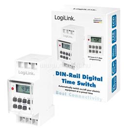 LOGILINK Digitális időkapcsoló DIN-sínekhez LOGILINK_ET0010 small