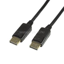 LOGILINK DisplayPort kábel, DP/M DP/M, 4K/60 Hz, fekete, 7,5 m LOGILINK_CV0076 small