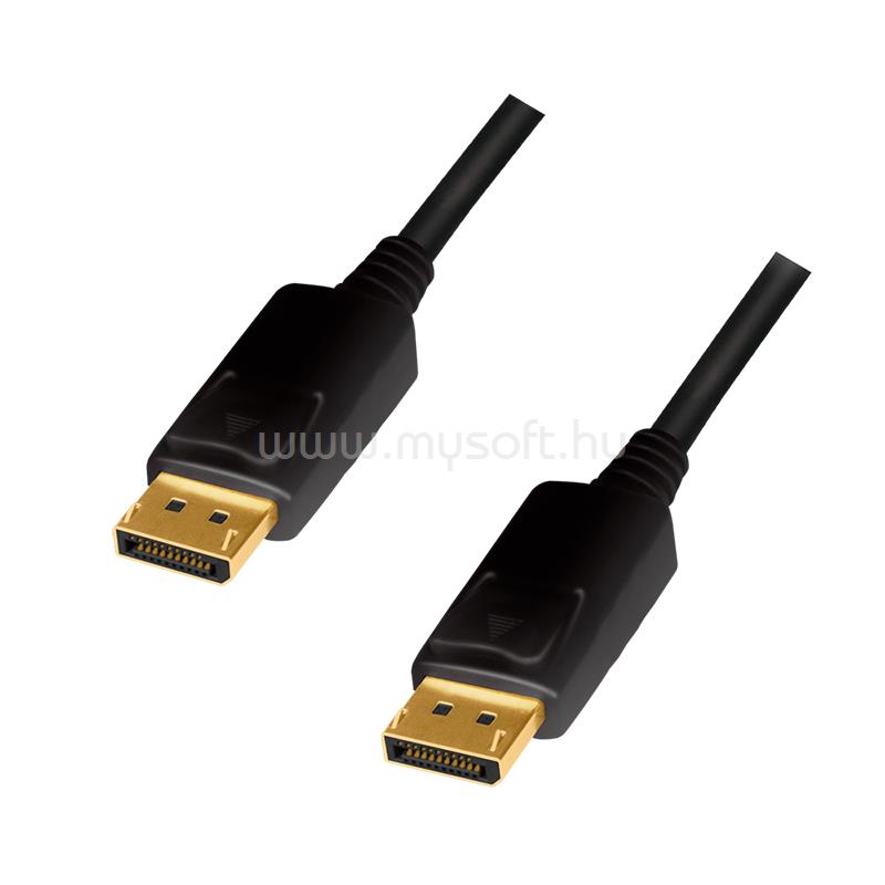 LOGILINK DisplayPort kábel, DP/M-DP/M, 4K/60Hz, CCS, 3 m