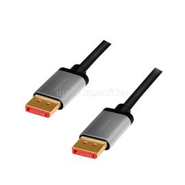LOGILINK DisplayPort kábel, DP/M-DP/M, 8K/60 Hz, alu, 1 m LOGILINK_CDA0104 small