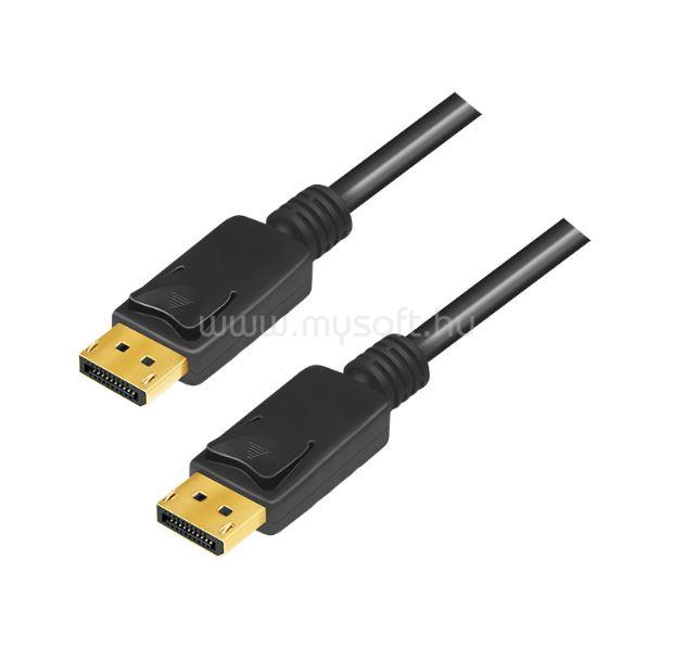 LOGILINK DisplayPort kábel DP/M-DP/M 8K/60 Hz fekete 5m