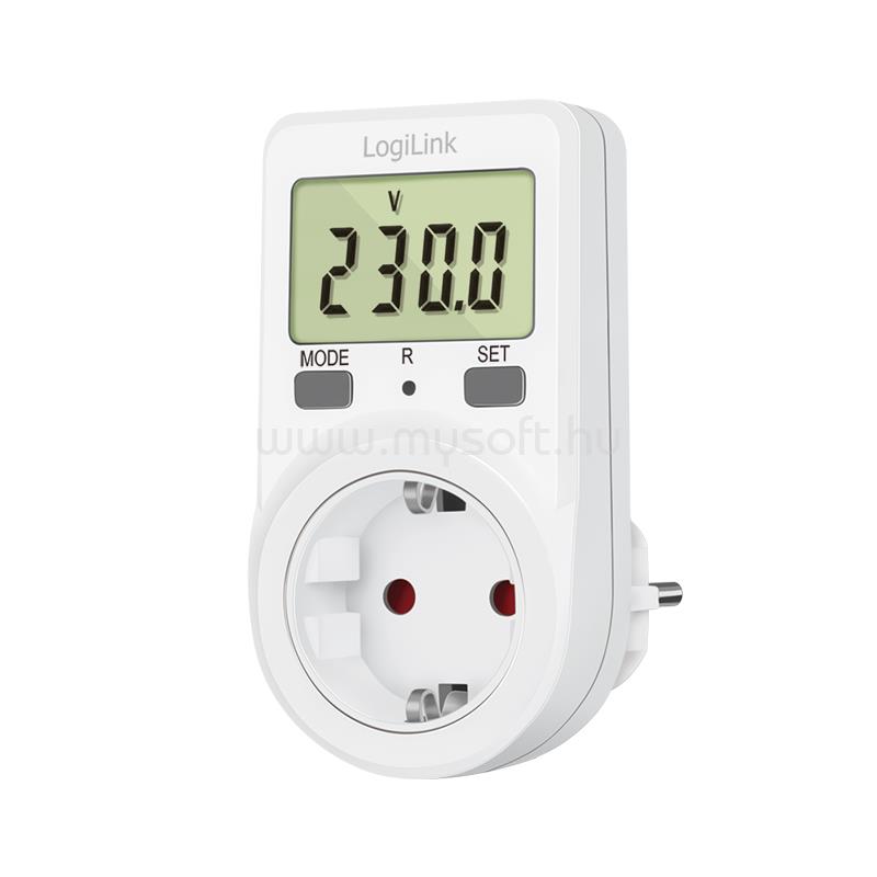 LOGILINK Energiaköltségmérő (fehér)