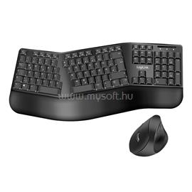 LOGILINK ergonomikus vezeték nélküli billentyűzet + egér német lokalizáció (fekete) LOGILINK_ID0211 small