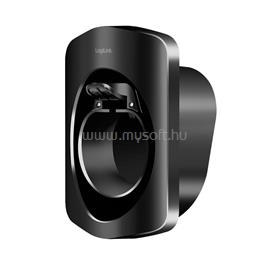 LOGILINK Fali tartó kábeltartóval EV töltőkábelhez, zárral, műanyag, fekete LOGILINK_EVM0101 small