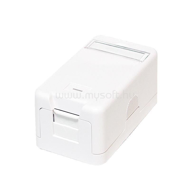 LOGILINK Felületre szerelhető doboz 1 keystone modulhoz, fehér